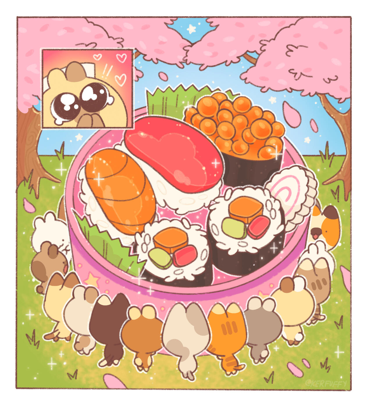 Sushi Feast Comic